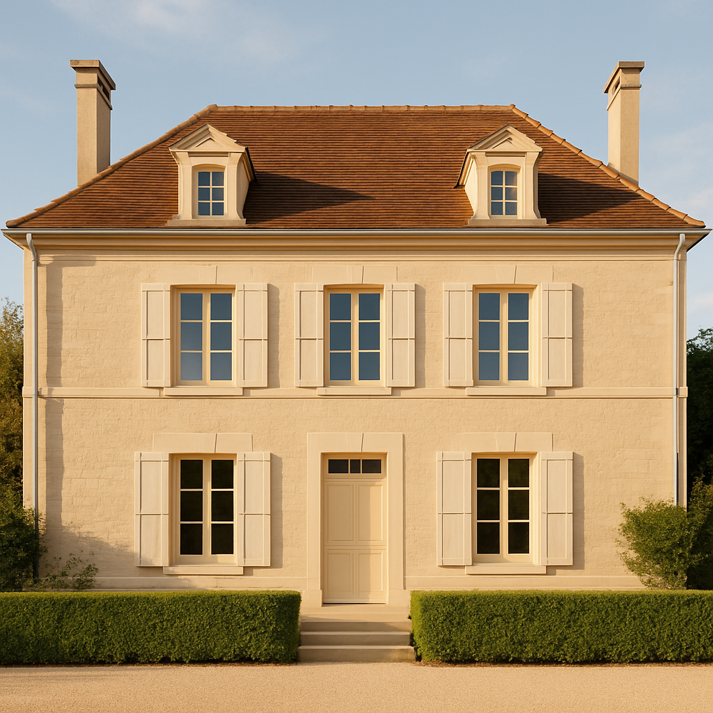 Après — Façade de pavillon encrassée