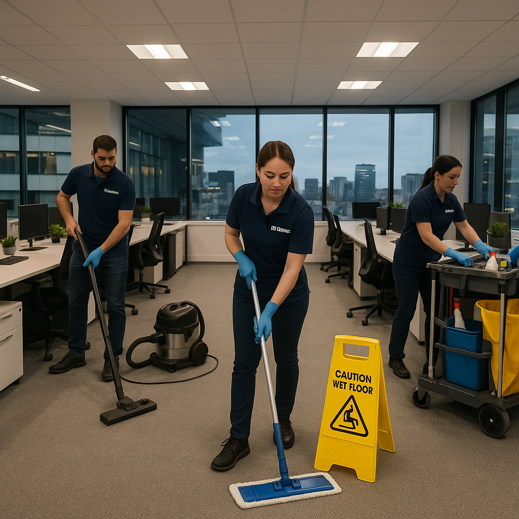Nettoyage de bureaux, commerces et bâtiments professionnels
